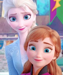 Frozen Disney adult paint by numbers