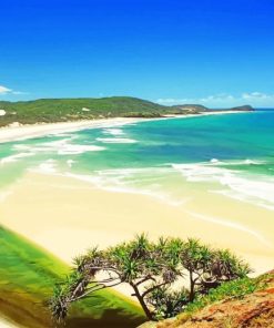 Great Sandy National Park Australia paint by number