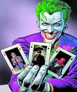 Joker Comic adult paint by numbers