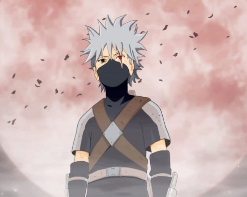 Kakashi kakashi Moon Background paint by numbers