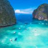 Maya Bay Thailand paint by number