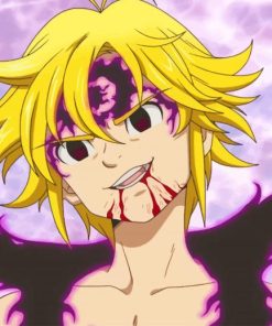 Meliodas Asault Mode adult paint by numbers