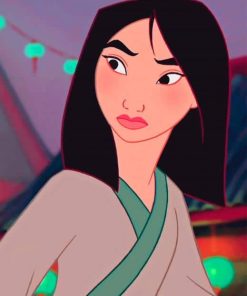 Mulan Disney Princess adult paint by numbers