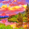 Nature Beautiful View adult paint by numbers