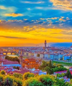 Piazzale Michelangelo Florence paint by numbers