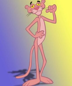 Pink Panther adult paint by numbers