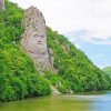 Rock Sculpture Of Decebalus paint by number