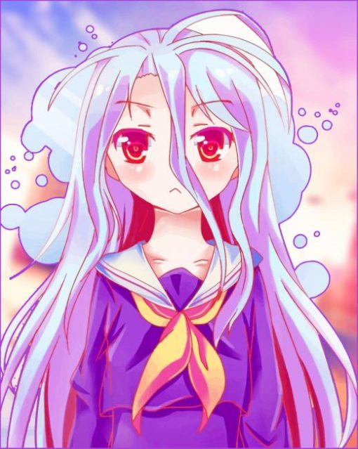 Shiro No Game No Life adult paint by numbers