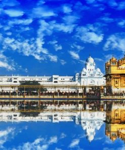 Sri Harmandir Sahib Gurdwara India paint by number