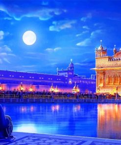 Sri Harmandir Sahib India paint by number