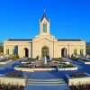 The Fort Collins Colorado Temple paint by number