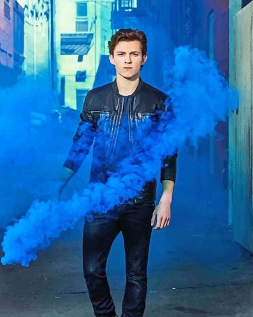 Tom Holand Blue Smoke paint by number