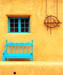 Traditional Place Santa Fe New Mexico paint by numbers