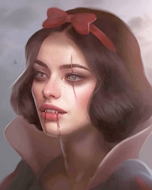 Vampire Snow White Paint By Numbers