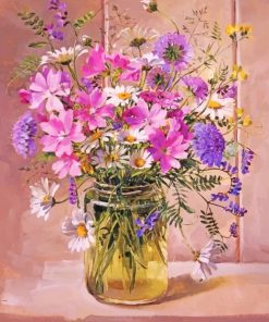 Aesthetic Flowers Paint By numbers