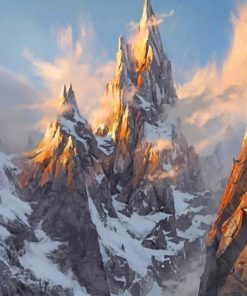 Aesthetic Mountain Paint By Numbers y y