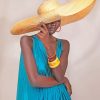 African Glamour Hat Paint By Numbers