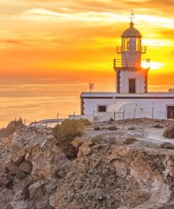 Akrotiri Lighthouse Paint By Numbers