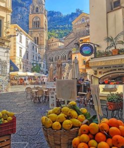 Amalfi Coast paint by numbers