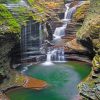 Amazing Nature Rainbow Waterfall paint by numbers