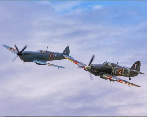 Supermarine Spitfire paint by numbers