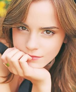 Beautiful Emma Watson paint by numbers