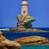 Beautiful Lighthouse Ocean paint by numbers