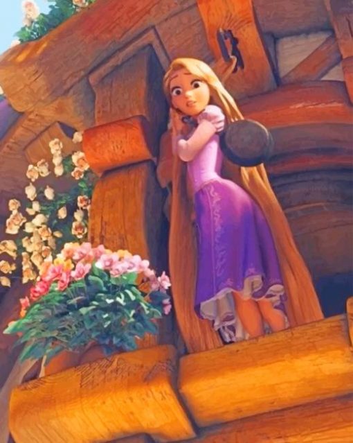 Beautiful Rapunzel Paint By Numbers