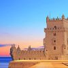 belem tower- Sunset adult paint by numbers