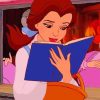 Belle Reading Book paint By Numbers