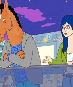 BoJack And Diane Movie paint by number