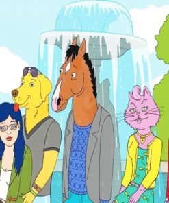 BoJack Horseman Characters paint by number