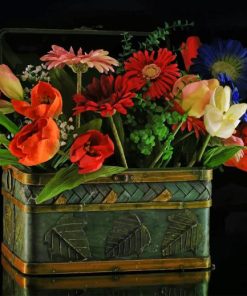 Box Of Flowers paint by number