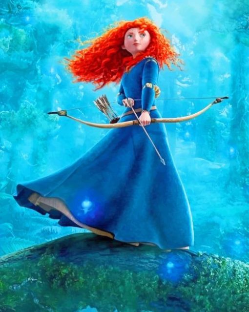 Brave Merida Paint by numbers