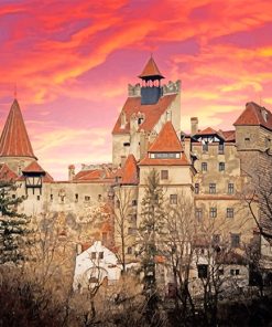 Budapest Hungary Dracula Castle paint by numbers