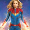 captain marvel woman adult paint by numbers