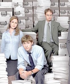 Characters The Office paint by number