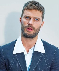 Classy Suit Jamie Dornan paint by numbers