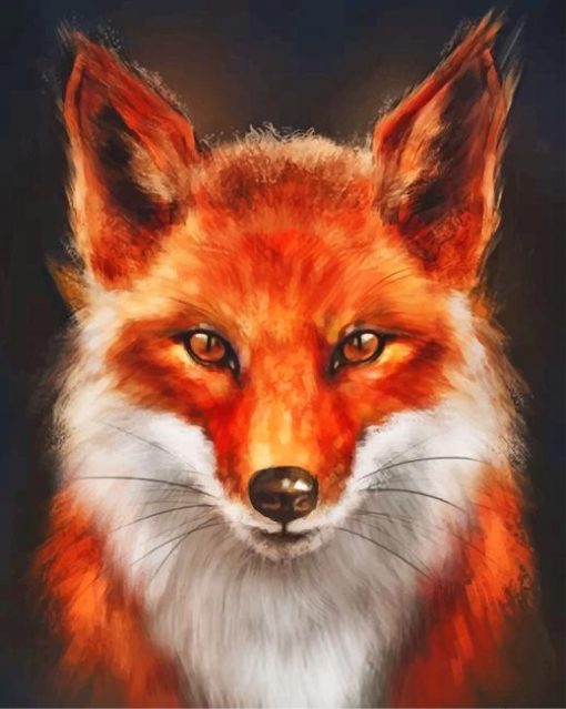 Cool Fox paint by numbers