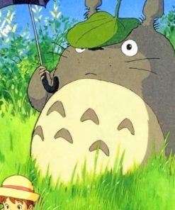 Cute Totoro And Mei paint By Numbers