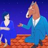 Diane And BoJack Horseman paint by number