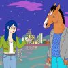 Diane With BoJack Horseman paint by number