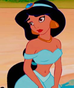 Disney Princess Jasmine paint by numbers