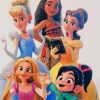 Disney Princess paint by numbers