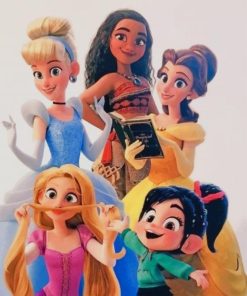 Disney Princess paint by numbers