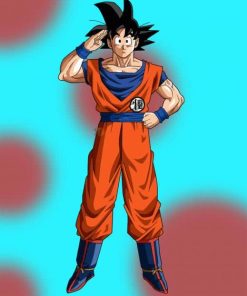 Dragon Ball Goku paint by numbers