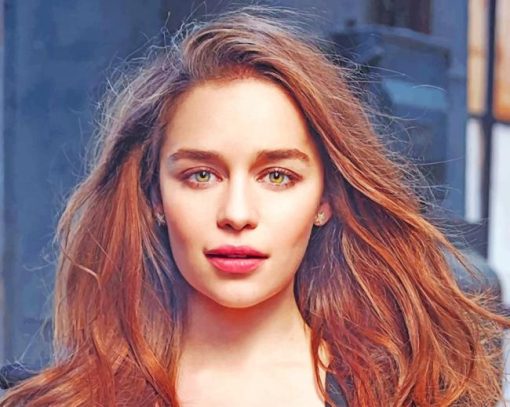 English Actress Emilia Clarke Paint By Numbers