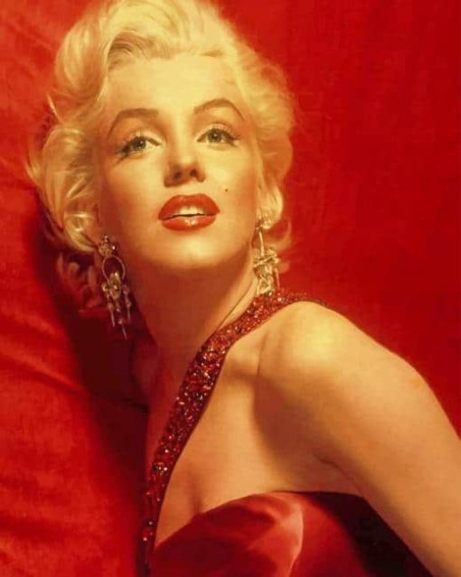 Famous Actress Marlyn Monroe paint by numbers