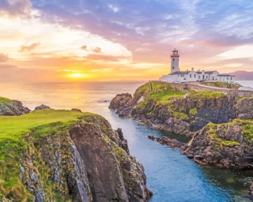 fanad head lighthouse Ireland adult paint by number