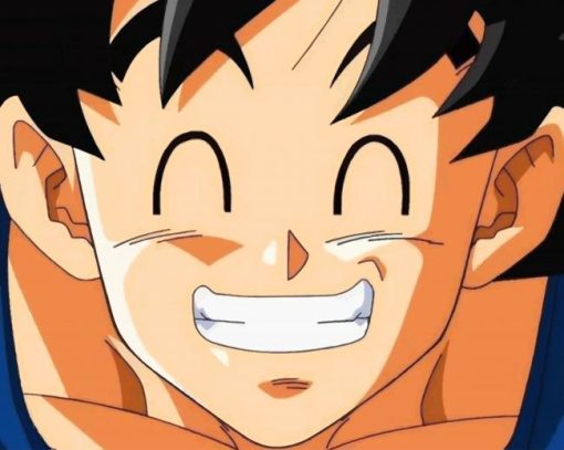 goku dragon ball smile paint by numbers